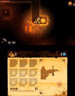 画像ギャラリー No.002のサムネイル画像 / ダウンロードソフト「スチームワールド ディグ」が3DS向けに11月20日に配信