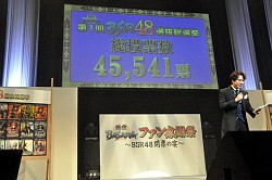 画像ギャラリー No.006のサムネイル画像 / 1番人気はやっぱり伊達政宗！　舞台「戦国BASARA3」の出演陣や声優陣も登場した「戦国BASARA ファン感謝祭 〜BSR48開票の宴〜」の模様をレポート