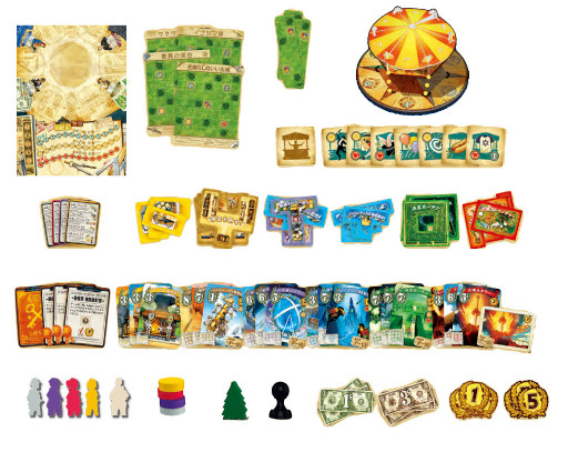 画像集 No.003のサムネイル画像 / テーマパークを建設するボードゲーム「テンペニー・パーク」4月27日発売予定