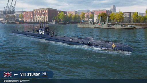 画像集 No.008のサムネイル画像 / 「World of Warships」，イギリス潜水艦３隻がアーリーアクセスに登場
