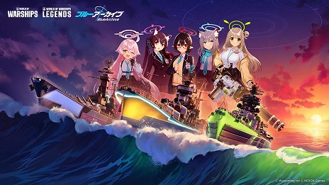 画像ギャラリー No.004のサムネイル画像 / 「World of Warships」×「ブルーアーカイブ」コラボ第2弾が開催決定。小塗マキ,狐坂ワカモ,早瀬ユウカ,アロナが新たに参戦