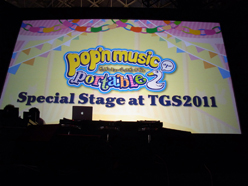 TGS 2011θۿꡪ Des-ROWTRAΥ饤֤Ԥ줿pop'n music portable2 Special Stage at TGS2011ץݡ