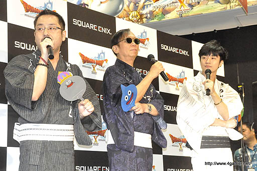 画像ギャラリー No.004のサムネイル画像 / オンラインゲームに対する社会の理解がどう変わるのか楽しみ――「ドラゴンクエストX」発売記念イベント会場で,堀井雄二氏と齊藤陽介氏にインタビュー
