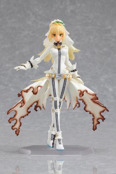 画像ギャラリー No.003のサムネイル画像 / 「フェイト/エクストラ CCC」，限定版に同梱される「figma セイバー・ブライド」の彩色見本を公開。純白のコスチュームに身を包んだセイバーの姿は必見