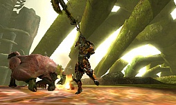 画像ギャラリー No.037のサムネイル画像 / 新武器チャージアックスでゴア・マガラ/テツカブラを初狩猟！　「夏の“狩試（かりだめし）”『モンスターハンター4』先行体験会」プレイレポートをお届け