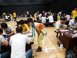 画像ギャラリー No.059のサムネイル画像 / 新武器チャージアックスでゴア・マガラ/テツカブラを初狩猟！　「夏の“狩試（かりだめし）”『モンスターハンター4』先行体験会」プレイレポートをお届け