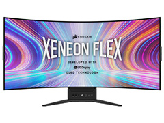 手で曲げられる45インチ有機ELディスプレイ「XENEON FLEX 45WQHD240」が2月15日に国内発売