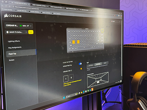 画像ギャラリー No.016のサムネイル画像 / 画面に仮想ボタンを表示できる「Virtual Stream Deck」が便利そう。Corsair&Elgatoブースの気になる製品をまとめて紹介