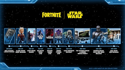 画像ギャラリー No.002のサムネイル画像 / 「フォートナイト」にスター・ウォーズの新作ゲームが登場。10対10のPvPバトルや協力型ゲーム，ドロイドの製造＆経営など多彩なジャンルを楽しめる