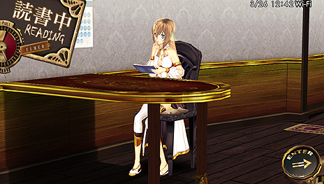 画像ギャラリー No.008のサムネイル画像 / 「シェルノサージュ 〜失われた星へ捧ぐ詩〜」最新情報。仮にプレイヤーが“Webデザイナー”だとしたら，イオンとの1日はこんな感じ？