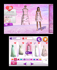 画像ギャラリー No.005のサムネイル画像 / 「ガールズファッション3D☆めざせ!トップスタイリスト」,収録される3つのゲームモードを公開。マルチプレイでは“コーディネート対決”も