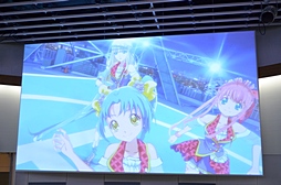 画像ギャラリー No.012のサムネイル画像 / さまざまなメディアミックスが進行中の位置ゲーム「スタプラ!」発表会の模様をレポート。真白エリス役の山本彩乃さんも登場