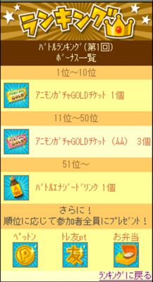 画像ギャラリー No.004のサムネイル画像 / 「アニモンクエスト（β版）」，バトルの勝利回数を競うランキングイベントを実施