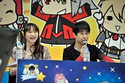 画像ギャラリー No.030のサムネイル画像 / 総勢11名のキャストによる「BLAZBLUE」史上最大のお祭り騒ぎ「ぶるらじH(はいぱー) in パシフィコ横浜 あーくふぇすだよ!公開録音すぺしゃる!!」の模様をレポート