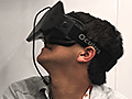 ［GDC 2013］期待のゲーム用HMD「Oculus Rift」を体験＆直撮り。「眼前に広がるゲーム世界が，首の動きに追従する」のは革命か