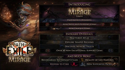 画像ギャラリー No.025のサムネイル画像 / 「Path of Exile」の新リーグ“Mirage”では,新たなスキルや見直されたエンドゲーム,よりQoLが高まったゲームシステムがプレイヤーを待つ