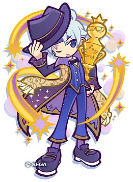 画像ギャラリー No.003のサムネイル画像 / 「ぷよクエ」,人気投票むらさき属性の1位「シェゾ」と2位「ラフィソル」が登場するガチャを開催中