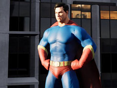 「Unreal Engine 5」を使用した，“スーパーマン”のように市街地を飛び回れるPC向け無料デモが話題に