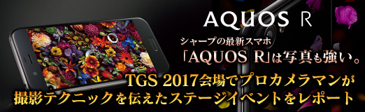  No.079Υͥ / PRۥ㡼פκǿޥۡAQUOS Rפϼ̿⶯TGS 2017ǥץޥ󤬻ƥƥ˥åơ٥Ȥݡ