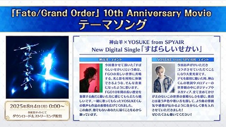 ���������꡼ No.019�Υ���ͥ������ / ��FGO��10��ǯ��ǰ�����ڡ���򳫻ϡ�����ӡ����Ȥο������U-���륬�ޥ꡼�פ����2����Υǥ��ƥ��ˡ�����������ʡ�޾����򳫺�