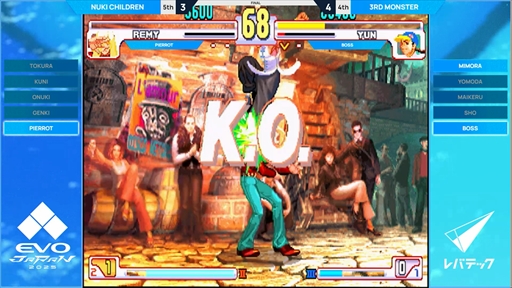 ���������꡼ No.002�Υ���ͥ������ / ��EVO Japan�ϡ֥��ȥ꡼�ȥե�������III 3rd Strike��������3rd Monster�פ������롣SHO����Ϻ�ǯ��³���Ƥ�Ϣ�Ƥ�̤���