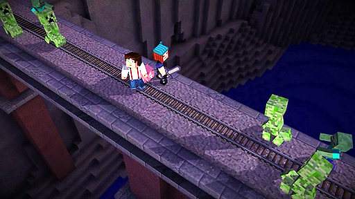 ԥǥåɥ٥㡼ˤʤä֥åMinecraft: Story ModeפΥȥ쥤顼