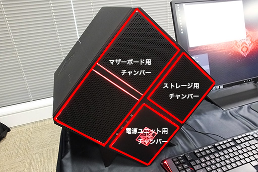 ���������꡼ No.003�Υ���ͥ������ / �緿���塼�����Τ��45�ٷ������׻¿��ʸ����ܤΥϥ�����ɥ�����PC��OMEN X�ס�HP������ȯ��