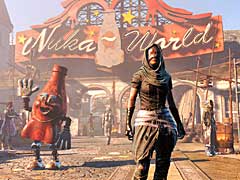 「Fallout 4」のDLC第6弾「Nuka World」をプレイ。世界終末後のテーマパークで，夢と魔法とレイダーを満喫できる
