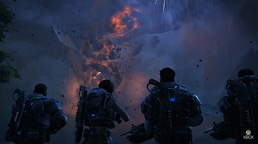 画像集 No.004のサムネイル画像 / 「Gears of War 4」のプレイシーンを紹介する最新トレイラー公開。竜巻の中で，激しいアクションが展開