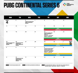 ���������꡼ No.002�Υ���ͥ������ / 4��29�����鳫�Ť��������PUBG Continental Series 6 ASIA�פγ��פ����