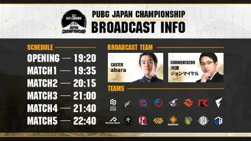 #002Υͥ/PCǡPUBG JAPAN CHAMPIONSHIP Phase2GRAND FINAL