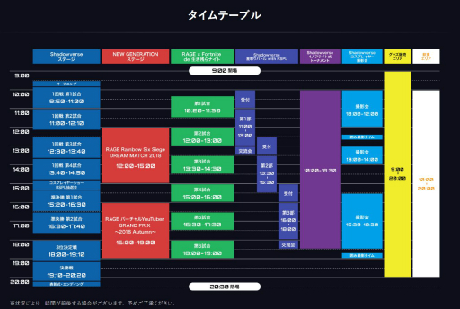 RAGE 2018 AutumnפΥ쥮졼ޤܺ٤