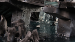 画像集 No.003のサムネイル画像 / 「NieR:Automata」の水没都市ジオラマ制作工程を紹介。「本日開店！スクエニ模型店」の最新回が公開に