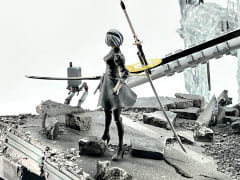 「NieR:Automata」の水没都市ジオラマ制作工程を紹介。「本日開店！スクエニ模型店」の最新回が公開に