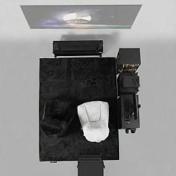 画像ギャラリー No.006のサムネイル画像 / 布団やこたつから出ずにゲームをしたい。そんな願いを「Bauhutte」を使ってかなえる,「あったかゲーミング要塞化レイアウト」を公開