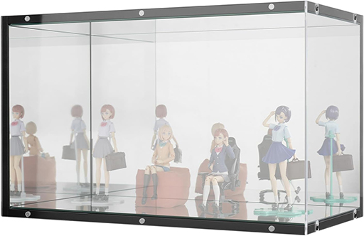 画像ギャラリー No.001のサムネイル画像 / 正面から背中も見えちゃうフィギュア用ピラーレスケースがBauhutteが登場