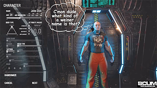 SCUM - Character Creation & Customization