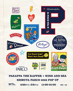 ���������꡼ No.018�Υ���ͥ������ / �֥ѥ�åѥ�åѡ��פȥ֥��ɡ�WIND AND SEA�פ�����ܡ�4��25���˽�ëPARCO�ǥ������Ȥ���ݥåץ��åפˤ���������»�