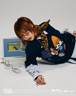 画像ギャラリー No.026のサムネイル画像 / アパレルブランド「WIND AND SEA」と「パラッパラッパー」がコラボ。ゲームの30周年記念コレクションを2月13日に先行発売