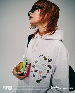 画像ギャラリー No.036のサムネイル画像 / アパレルブランド「WIND AND SEA」と「パラッパラッパー」がコラボ。ゲームの30周年記念コレクションを2月13日に先行発売