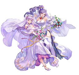 画像ギャラリー No.002のサムネイル画像 / 「ファイアーエムブレム ヒーローズ」,ウエディングドレスやタキシードで着飾ったユリア,セリスらが5月16日に参戦