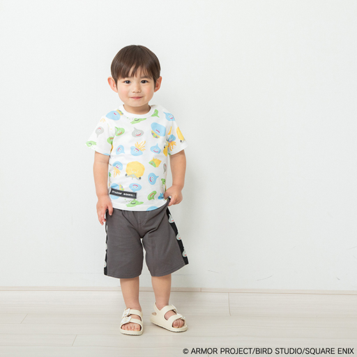 画像ギャラリー No.003のサムネイル画像 / 「ドラクエベビー&キッズ」から,かわいらしいスライムのロンパースが新登場。フィットオールや半袖Tシャツなどの新商品も販売に