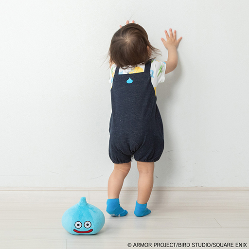 画像ギャラリー No.013のサムネイル画像 / 「ドラクエベビー&キッズ」から,かわいらしいスライムのロンパースが新登場。フィットオールや半袖Tシャツなどの新商品も販売に