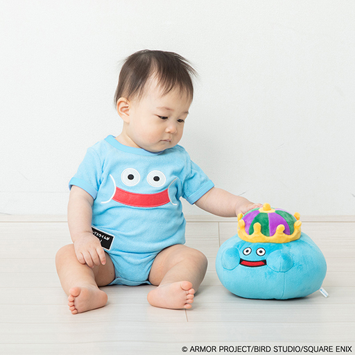 画像ギャラリー No.017のサムネイル画像 / 「ドラクエベビー&キッズ」から,かわいらしいスライムのロンパースが新登場。フィットオールや半袖Tシャツなどの新商品も販売に