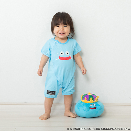 画像ギャラリー No.019のサムネイル画像 / 「ドラクエベビー&キッズ」から,かわいらしいスライムのロンパースが新登場。フィットオールや半袖Tシャツなどの新商品も販売に