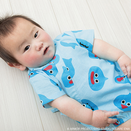 画像ギャラリー No.027のサムネイル画像 / 「ドラクエベビー&キッズ」から,かわいらしいスライムのロンパースが新登場。フィットオールや半袖Tシャツなどの新商品も販売に