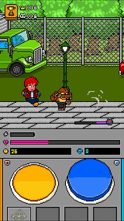 画像ギャラリー No.002のサムネイル画像 / P(パンチ)とK(キック)で敵をやっつけろ! iOS向けアクションゲーム「PPKP」を紹介する「(ほぼ)日刊スマホゲーム通信」第1512回