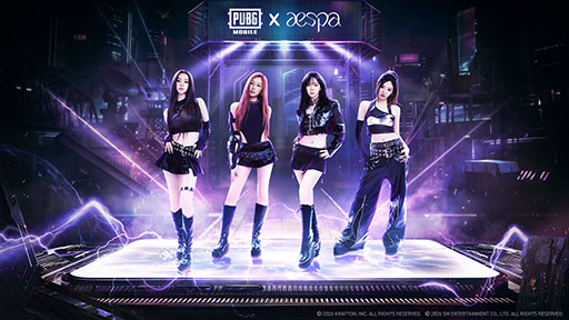 ���������꡼ No.001�Υ���ͥ������ / ��PUBG MOBILE�פ�aespa�Υ���ܤ������档�������åȤ䥨�⡼�Ȥʤɤ��о�