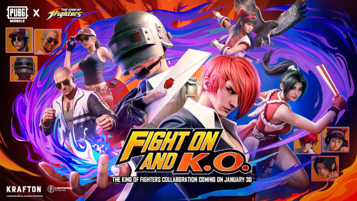 画像ギャラリー No.001のサムネイル画像 / 「PUBG MOBILE」で「THE KING OF FIGHTERS」とのコラボが開幕。不知火 舞，八神 庵，ナコルルに着想を得たキャラクターセットが登場
