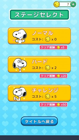 スヌーピー ソリティア